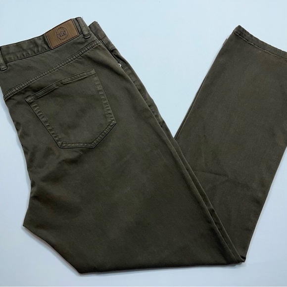 Peter Millar Ultimate Sateen 5 Pocket Pants Mens Size 36x30 Brown MF20B3…